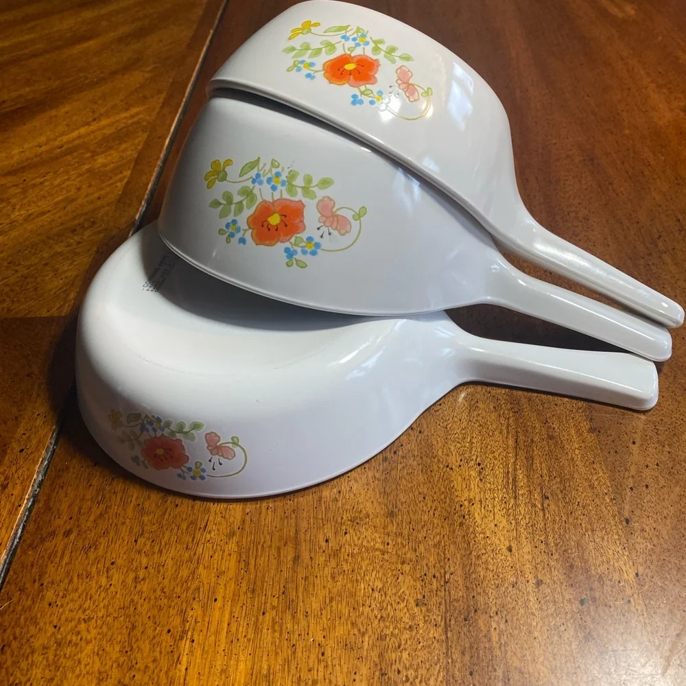 Corningware Wildflower Sauce Pan Set of 3